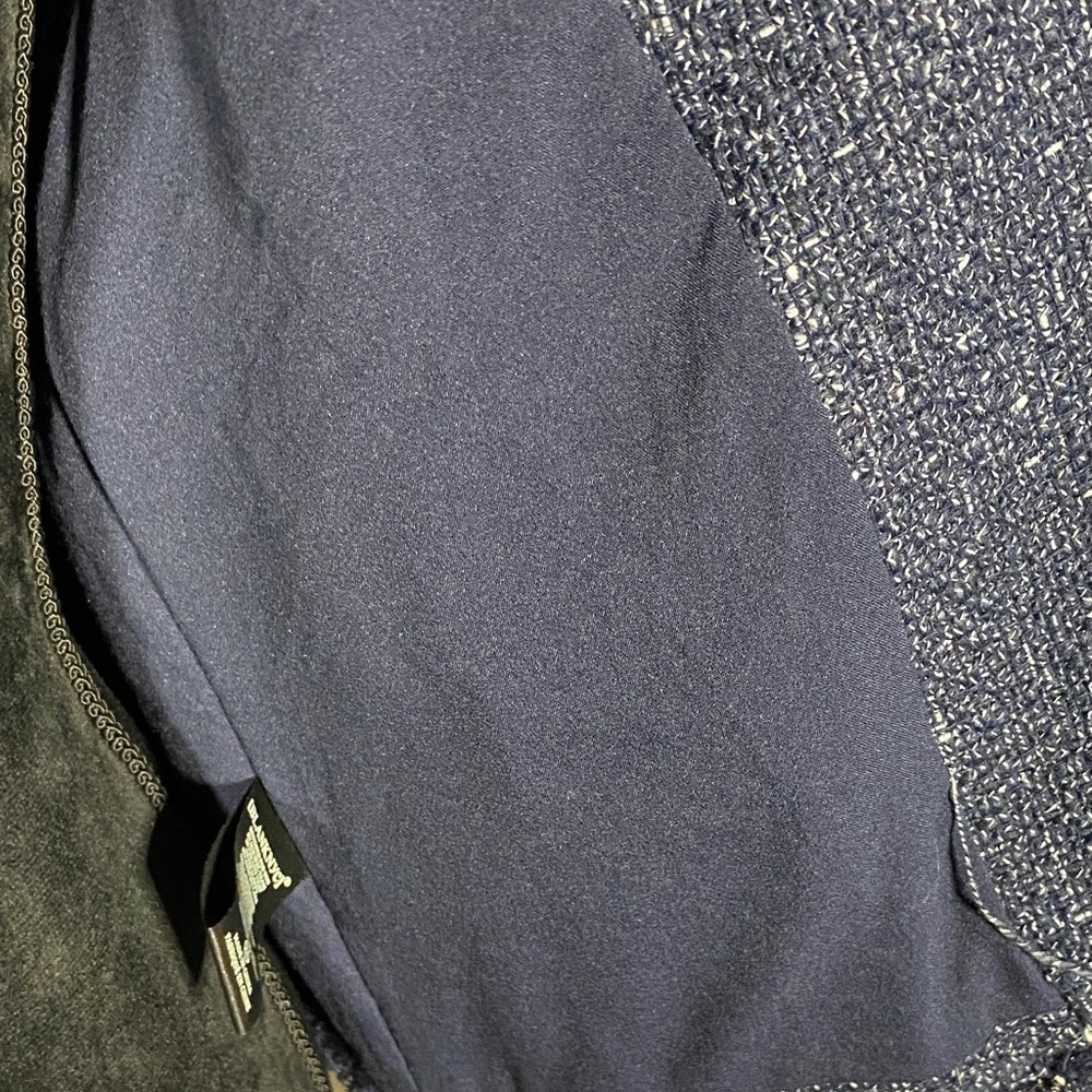 Blank NYC Navy Tweed Moto Jacket Blue Size XL - Picture 11 of 13
